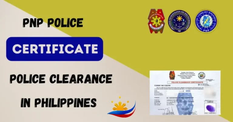 How To Get Police Clearance Certificate In Philippines 2024