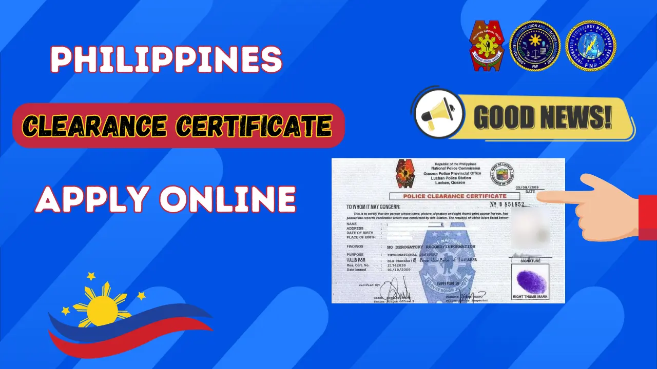 Latest Update Police Clearance Certificate Apply Online 2024