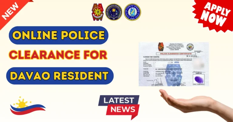 Online Police Clearance Made Easy For Davao Residents 2024