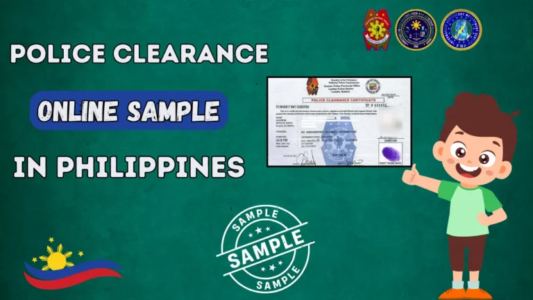 Police Clearance Certificate Sample Latest Update 2024