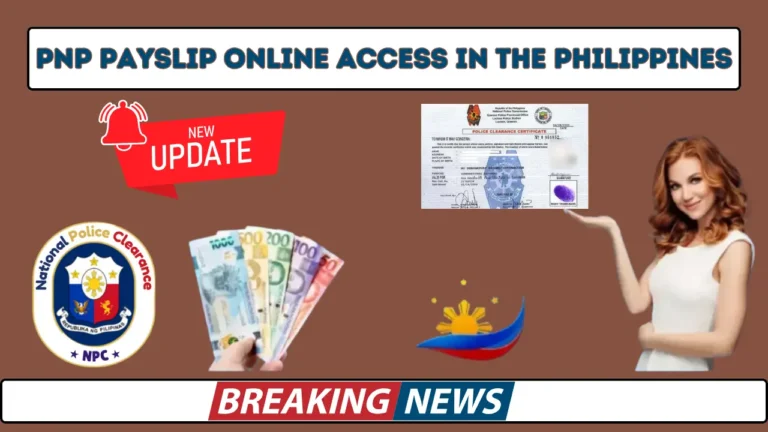 PNP Payslip Online: New Methods For 2024 Access In The Philippines